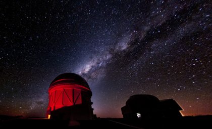 The Milky Way above the DES’s Cerro Tololo Inter-American Observatory in Chile. The Milky Way above the DES’s Cerro Tololo Inter-American Observatory in Chile.
